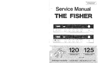 Fisher 125 - Service Manual 
